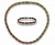 Комплект стальное ожерелье и браслет Флорида FOG - 7011 